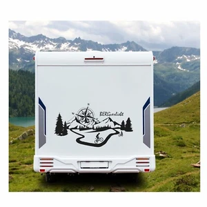 Adesivo sticker mountain biker innamorato della montagna camper tanti colori e misure. - Foto 1 di 10