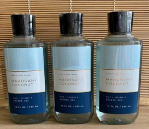 3 Bath & Body Works gel de ducha de coco caoba para hombre - Imagen 1 de 1