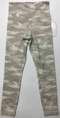 Athleta Mujer 25” Elation Camo 7/8 Apretado 563650 Taupe Off White Talla XXS Foto 1 de 4