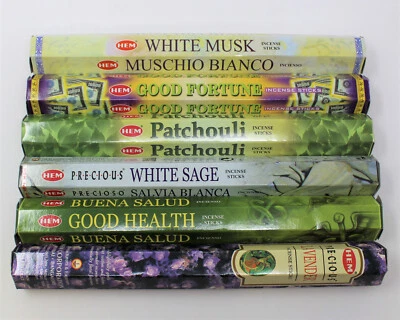 Hem Best Seller Set 6 x 20 = 120 Sticks Bulk Sampler Variety Combo Lot #3 - Image 1 of 4