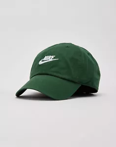 Nike Club Unstructured Futura Wash Cap Green White Hat Size M/L FB5368 323 New - Picture 1 of 10