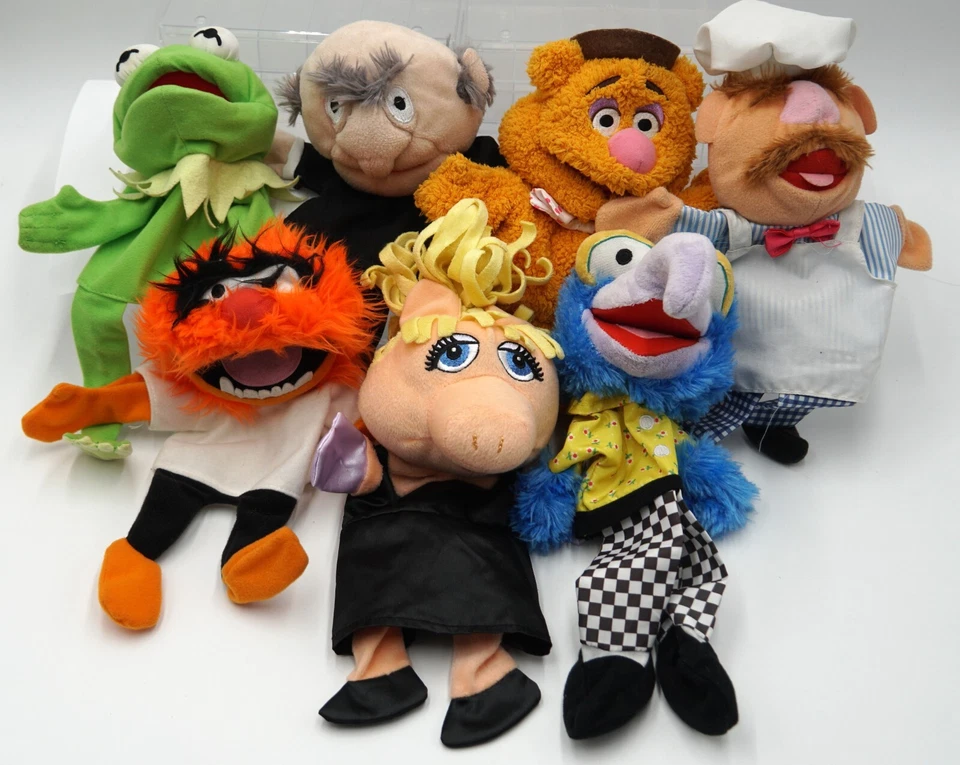 Werbefigur Handpuppe Plüschfigur Muppets Albert Heijn ca. 28- 30 cm Auswahl: - Bild 1 von 2