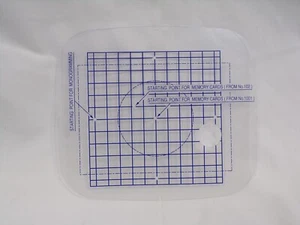 Janome Template for Hoop A Memory Craft 10000 - Picture 1 of 1