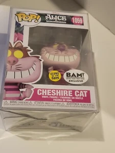 Funko Pop! Disney Alice in Wonderland Cheshire Cat BAM Exclusve GITD +Protector - Picture 1 of 6