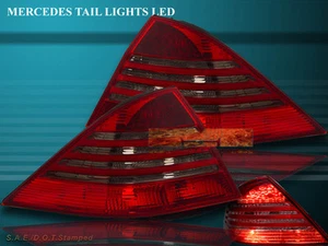 00-05 MERCEDES BENZ W220 S500 S600 TAIL LIGHTS R/S LED - Picture 1 of 1