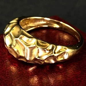 9ct Gold Ring 375 Statement Fine Jewellery Fully Hallmarked Size M 1/2 3.02g RMF - Picture 1 of 8