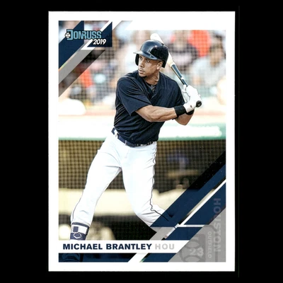 Michael Brantley #63 2019 Donruss Houston Astros Baseball Card MLB - Image 1 of 3