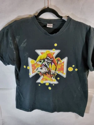 Camisa Joker Ace Vintage Años 90 Talla XL Doble Cara Gráfico De Chopper Wear Foto 1 de 4