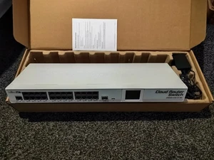 MikroTik CRS125-24G-1S-RM Cloud Router Switch 24 ports Gigabit SFP - Photo 1/2