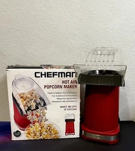 Red Chefman Hot Air Popcorn Maker produce 12 tazze di popcorn modello RJ33-T - Foto 1 di 17