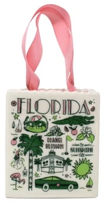 Starbucks Been There Series Florida Ceramic Tote Ornament - Picture 1 of 2