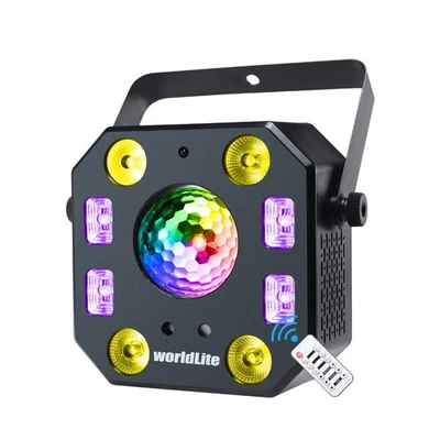 Stage DJ Lights, LED Effect Light 5 in 1 with Magic Ball, LED Par Pattern Lig... - Image 1 of 4