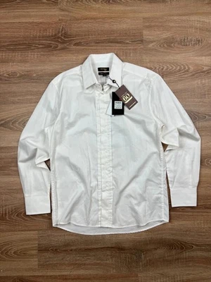 Винтажный белый крокодила ограниченного тиража платье рубашка с ЯРЛЫКАМИ (L) - Изображение 1 из 4