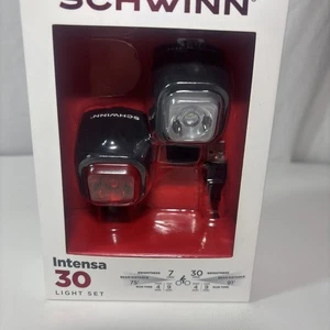 Schwinn Intensa 30 Bicycle Light Set USB Charged - Picture 1 of 5