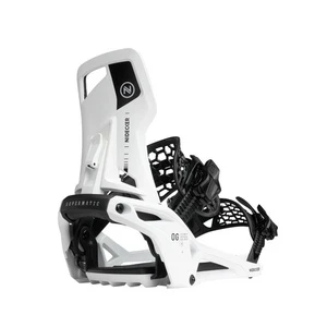 Nidecker OG Supermatic Snowboard Bindings Large (Mens 8.5-10.5 Wmns 7-9.5) White - Picture 1 of 10