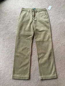 POLO RALPH LAUREN KLASSISCHE KORDELN, NEU MIT ETIKETT, JUNGEN 16, KHAKI, 4 TASCHEN, REISSVERSCHLUSS, KNOPF - Bild 1 von 5