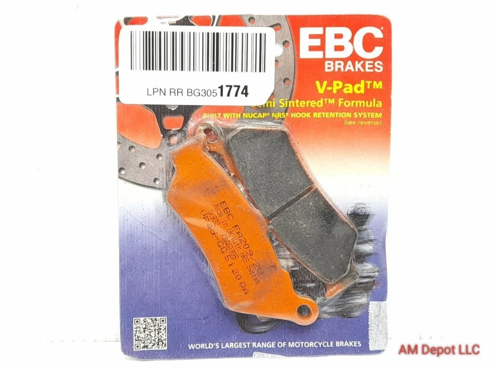 07-13 Juego de pastillas de freno trasero KTM 990 Adventure EBC FA209/2V Foto 1 de 2