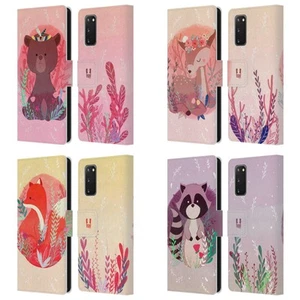 HEAD CASE DESIGNS WOODLAND ANIMALS LEATHER BOOK WALLET CASE FOR SAMSUNG PHONES 2 - Picture 1 of 10