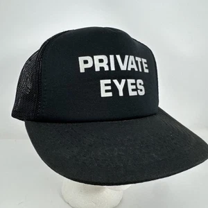 Private Eyes Truckermütze Vintage DEADSTOCK schwarz grau  - Bild 1 von 13