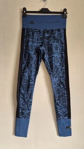 Adidas Stella Mcartney Leggings Schlangenmuster blau/schwarz Größe S - Bild 1 von 9