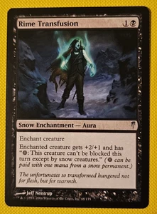 Magic the Gathering - Coldnsap - Enchant Creature - Rime Transfusion - Picture 1 of 1