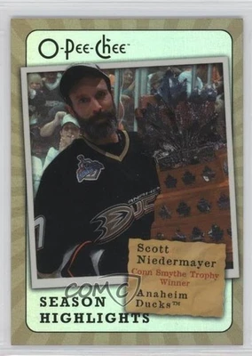 2007-08 O-Pee-Chee Season Highlights Scott Niedermayer #SH1 HOF - Image 1 of 2