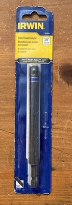 NEW IRWIN Impact Socket Adapter 3/8 Drive 6” Long 1/4 Quick Change Shank 1899890 - Image 1 of 4
