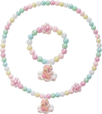 Jewelry Sets for Girls Necklaces Bracelet Unicorn Pendant Necklaces...  - Image 1 of 4