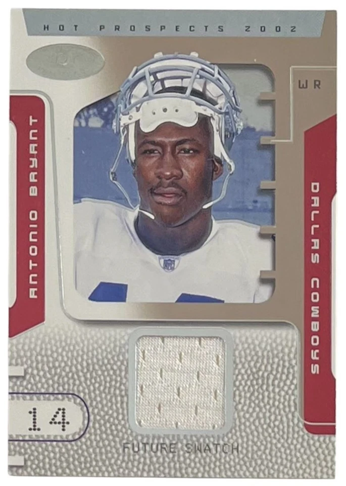 2002 Fleer Hot Prospects Future Swatch Jersey #89 Antonio Bryant RC /1000 - Image 1 of 2