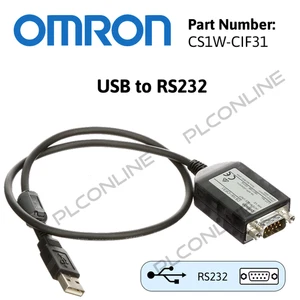 OMRON CS1W-CIF31 / RS232 USB Programmierkabel  CX Programmer SPS - Picture 1 of 4