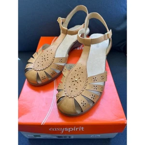 Sandali donna Easy Spirit con fibbia sul retro - taglia 7W - marrone - nuovi senza etichette - Foto 1 di 5