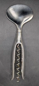 Vintage DANSK CORKSCREW 2-part Silver Plated Mid Century Modern circa 1950 as is - Picture 1 of 12