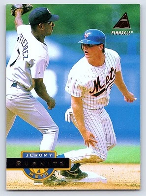 1994 Pinnacle #395 Jeromy Burnitz New York Mets - Image 1 of 2