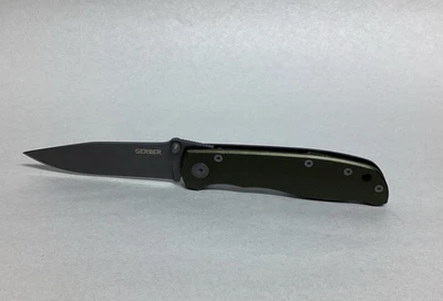 Gerber (4660423A) Linerlock падение точка GReen карманный нож - отличном состоянии - Изображение 1 из 4