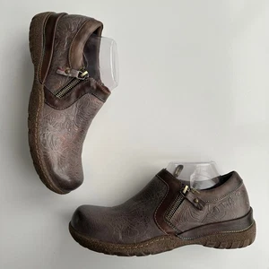 L'Artiste Jasmit NWOB Slip On Floral Textured Side Zip Comfort Shoe EU 42 US 11 - Picture 1 of 9
