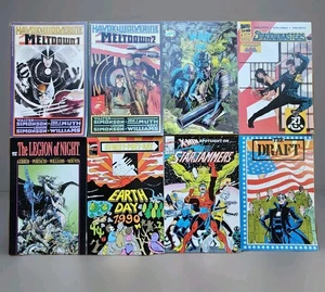 Lot Of 8 Marvel Graphic Novels TPB Havok & Wolverine Meltdown 1 & 2 Starjammers  - Picture 1 of 10