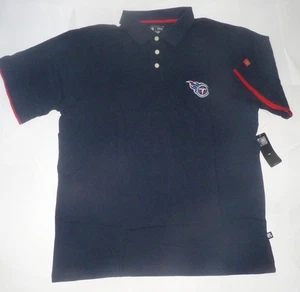 NEW NFL Tennessee Titans Golf Polo Shirt 3XL XXXL Big & Tall Men Blue NWT OH45 - Picture 1 of 2