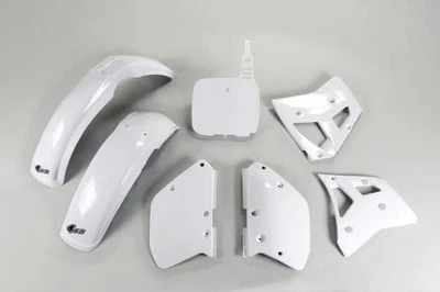 Verkleidungssatz Plastiksatz plastic kit passt an Yamaha Yz 250 360 1990 weiß - Bild 1 von 4