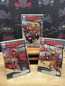 Lotto PRELUDE TO DEADPOOL CORPS Marvel 2010 #2-4 1° Kidpool 1° Dogpool Nice - Foto 1 di 4