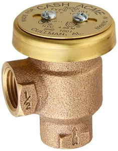 1/2 Inch V-101 Anti-Siphon Vacuum Breaker, Brass Plumbing Fitting, 17383-0000 - Picture 1 of 1
