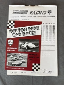 Race Programme 12 August 1995 Oulton Park Rover GTI  FF1600 Sports GT Results A5 - Picture 1 of 1