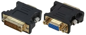 Dvi-I Male-Vga Adaptateur Femelle, Inter-Série Adaptateur Pour PRO SIGNAL - Photo 1/1
