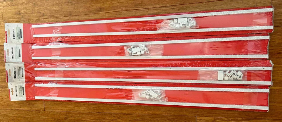 Lot of (3) ClosetMaid 86" Shelf Support Pole(s) for Wire Shelving - 1009 -