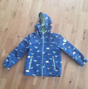 Softshelljacke Junge, Jacke Gr.104, 110, Dino, Übergangsjacke, Blau - Bild 1 von 6