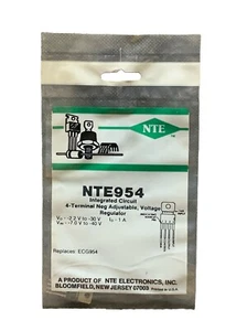 NTE954 IC 4-Terminal Neg Adjustable, Voltage Regulator Replaces ECG954 - Picture 1 of 1