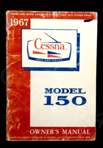 CESSNA Vintage Factory OEM 1967 150 OWNERS MANUAL Collectable 54 Pages USA Gift - Picture 1 of 10