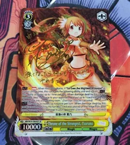 Trono del más fuerte, Tsuruno MR/W59-E004SP tarjeta blanca negra firmada inglés - Imagen 1 de 6