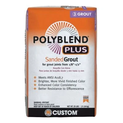 Custom Polyblend Plus Sanded Grout - 25 lbs - Image 1 of 4