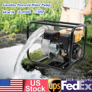Pompa acqua giardino monocilindrica 7,5HP pompa irrigazione trasferimento acqua 28m - Foto 1 di 14