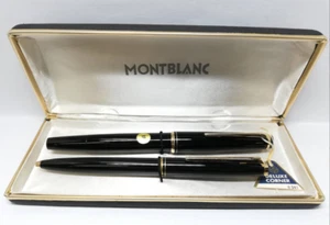 Set of 2 Genuine Montblanc No.281 Ballpoint & No.24 Fountain Pens - Picture 1 of 6